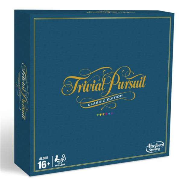 Trivial Pursuit Classic Edition fra Hasbro. For 2-6 spillere. Fra 16+
