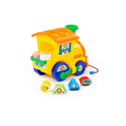 POLESIE Puttekasse Tog m. Klodser 22x14,8x18 cm